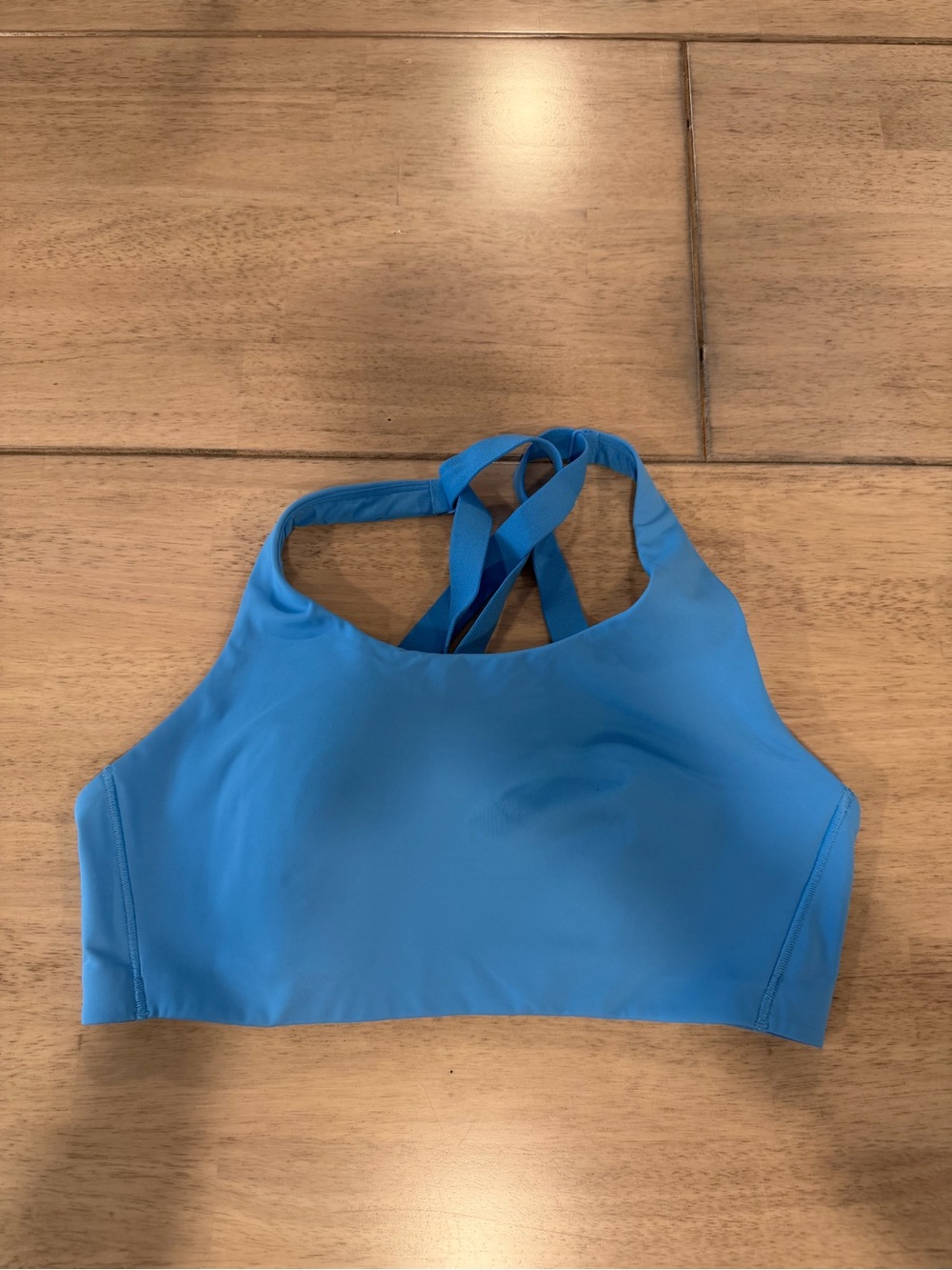 Lululemon Blue Women's High-Neck Sports Bra